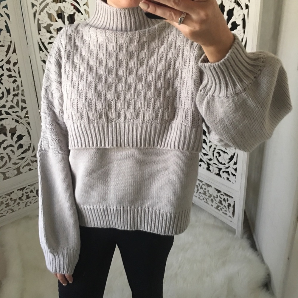 LAST 1️⃣ Balloon Sleeve Front Detail Sweater - Picture 3 of 7
